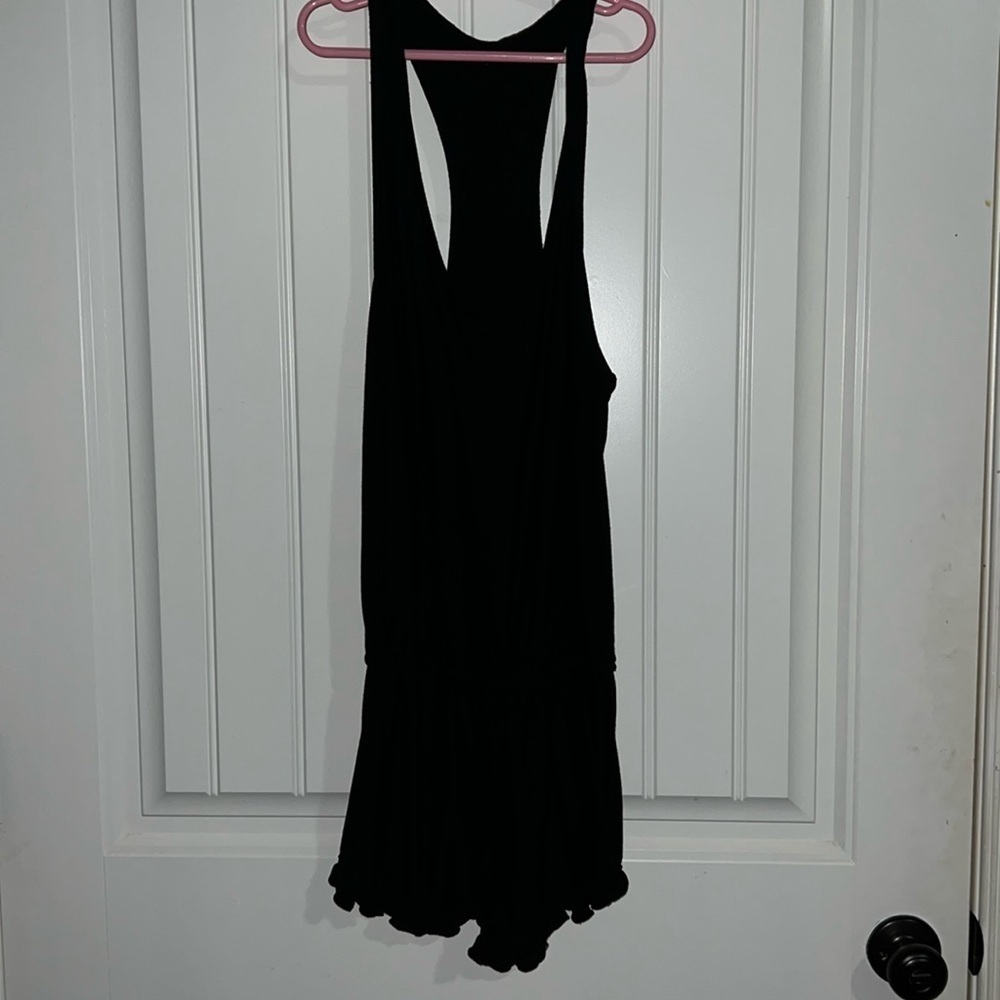 Vici Black Ruffle Romper